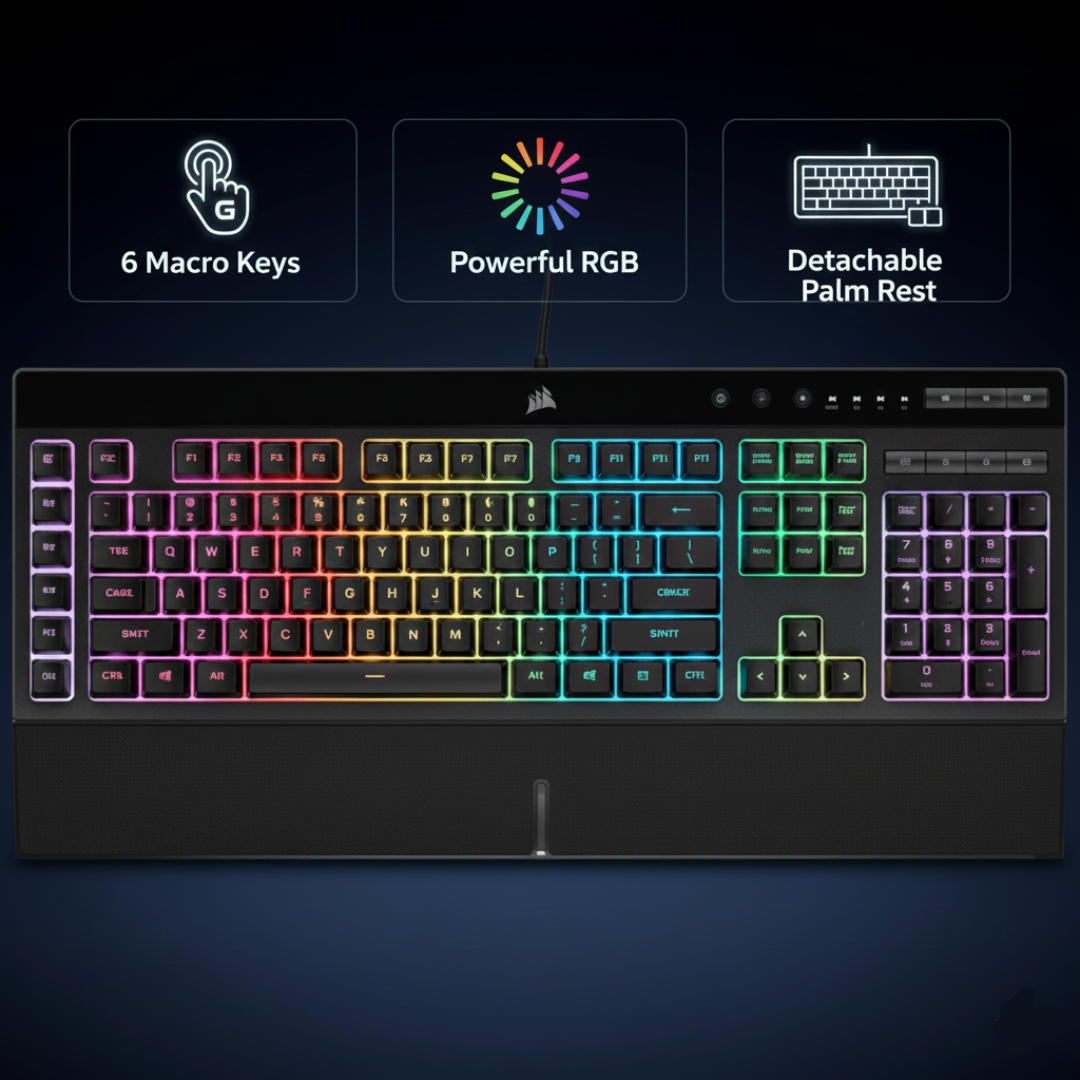 Corsair K55 RGB Gaming Keyboard